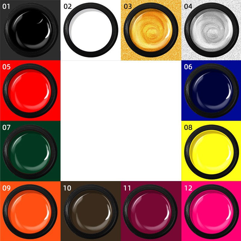 1060 Nail Art Elastic Brushed Glue Nail Polish Glue Phototherapy Nail Spider Glue Metal Painted Glue Wire Pulling Glue Silk Glue Press on Nails