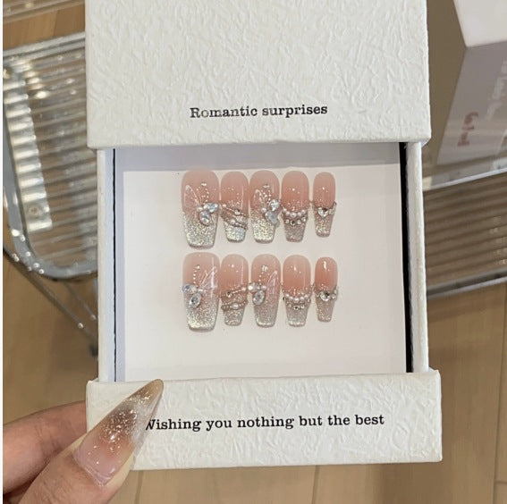 1035- Handmade press on nails fake nails removable