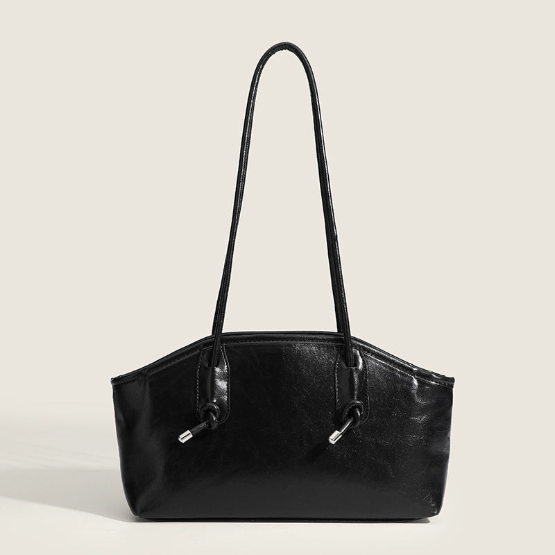 Hobo bag for women, black underarm bag, women's summer fashion shoulder bag, premium texture design casual commuter shoulder bag