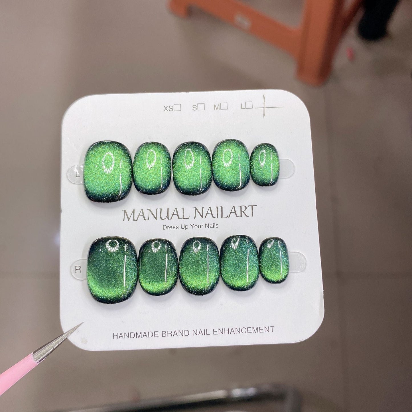 1027- Handmade press on nails fake nails removable