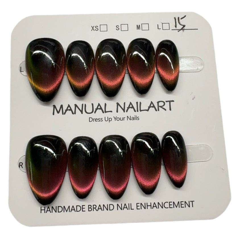 1027- Handmade press on nails fake nails removable