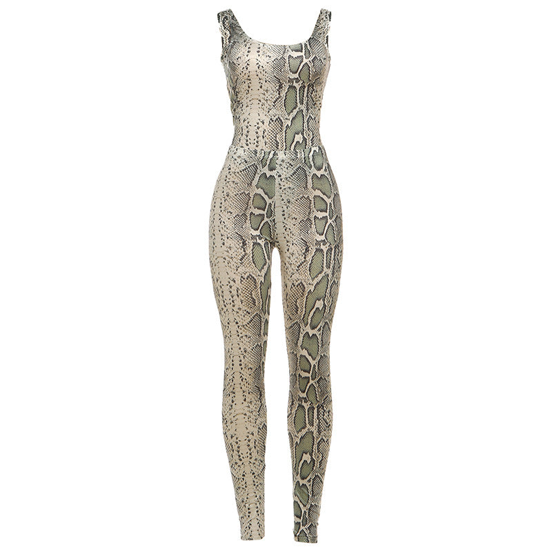 Women Clothing Autumn Sexy Backless Bodysuit Tight High Waist Trousers Set