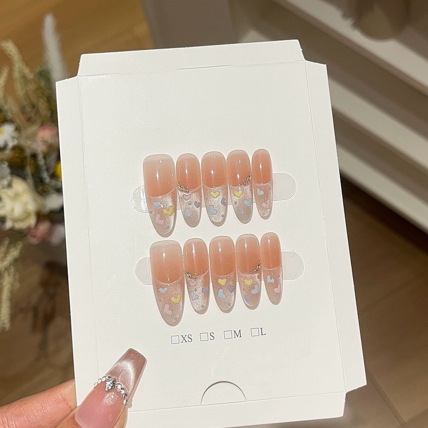 1035- Handmade press on nails fake nails removable