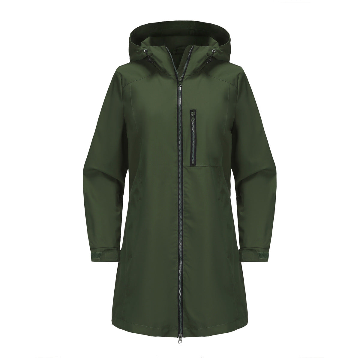 Outdoor Sports Waterproof Windbreaker Women Hooded Long Sleeve Spring Autumn Coat Loose Casual Windproof Women Clothing