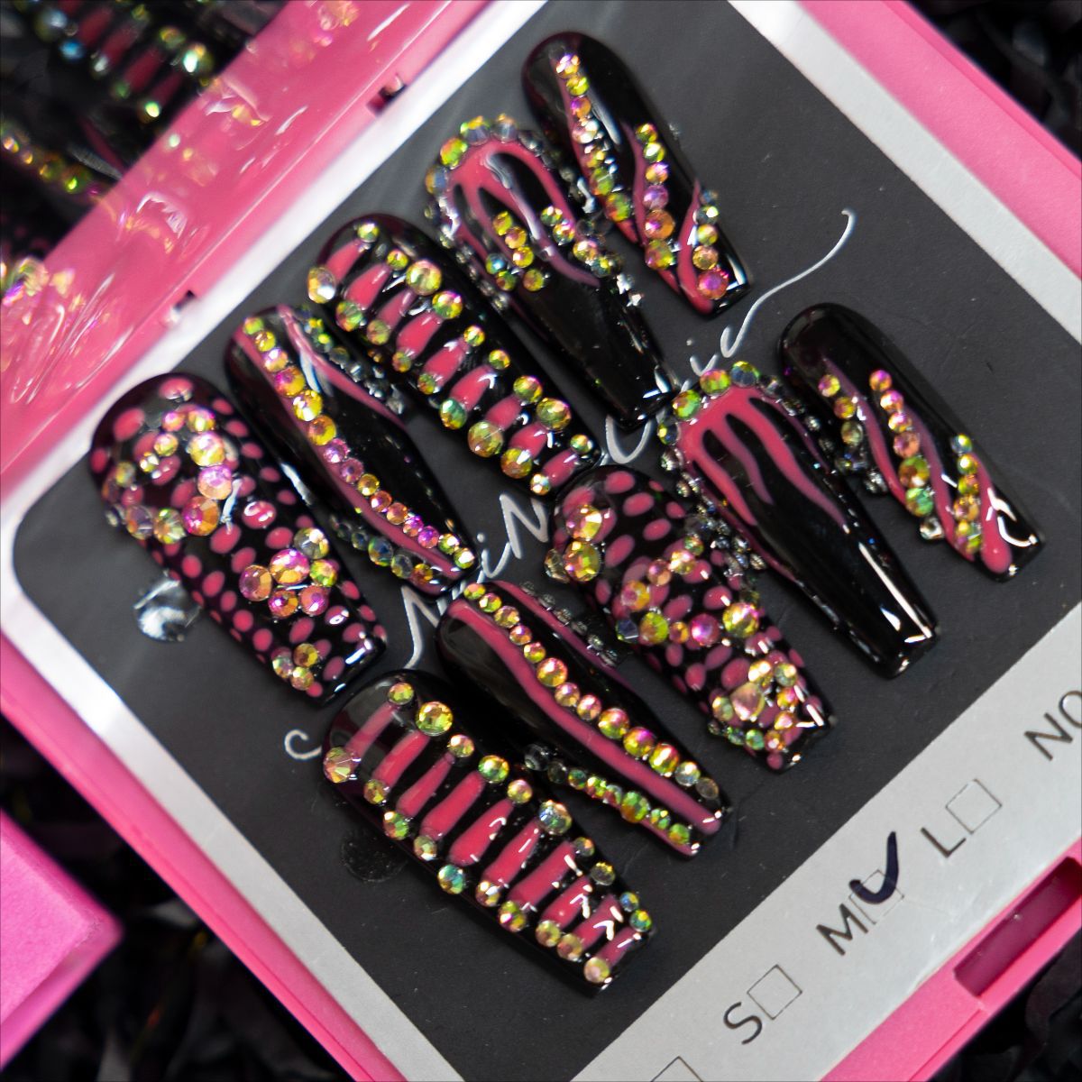 0976- Handmade press on nails fake nails removable