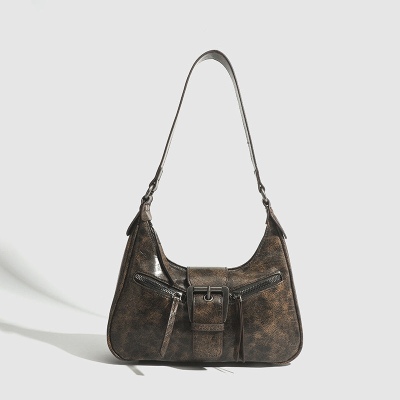Underarm shoulder  bag, women's retro women's bag shoulder hobo bag, Crossbody shoulder bag, fashion crescent bag