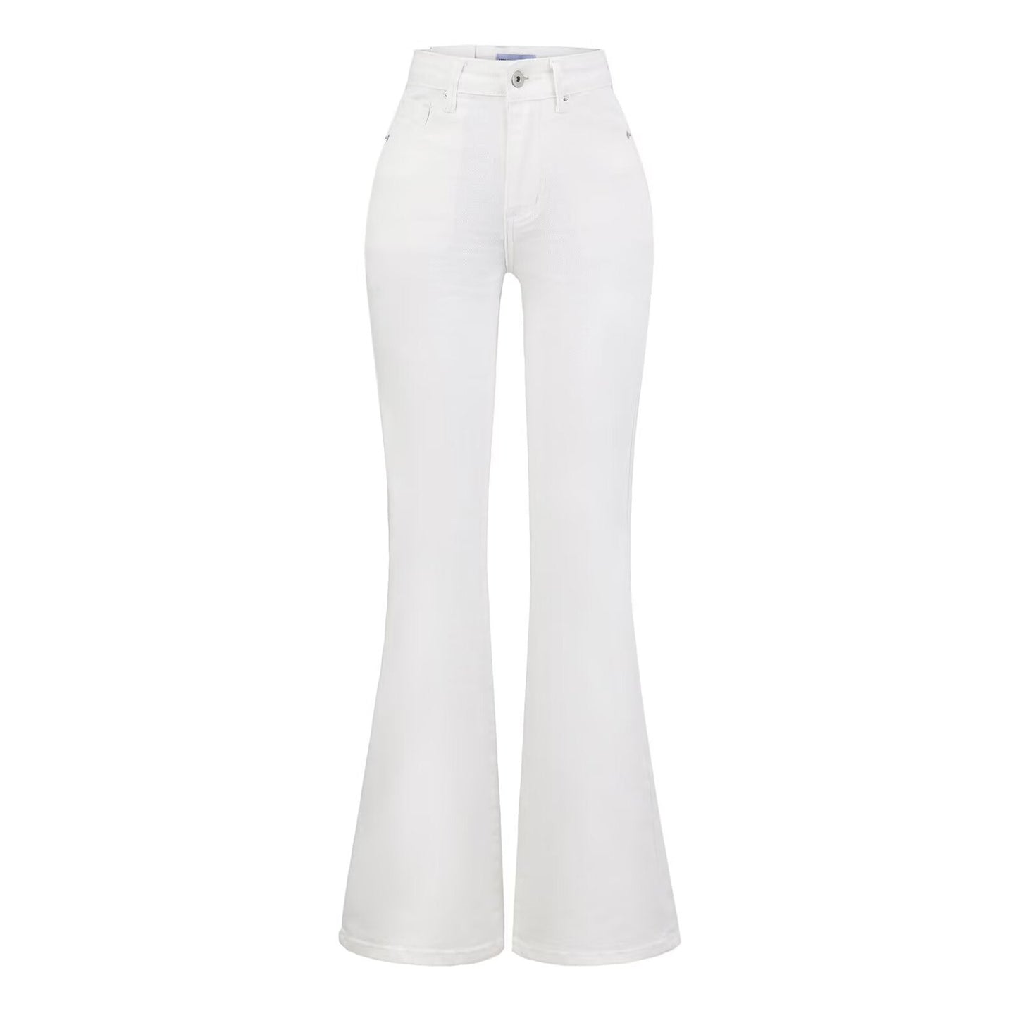 Women's Light Blue High Waist Slim Fit Bootcut Jeans
