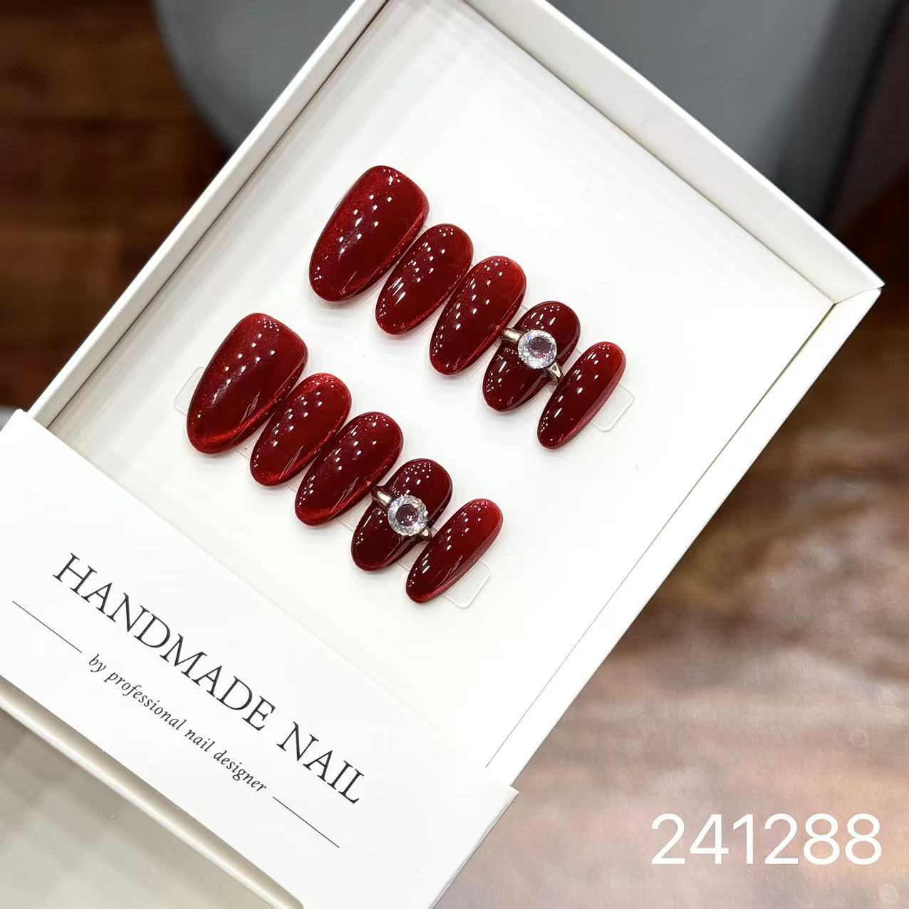 1028- Handmade press on nails fake nails removable