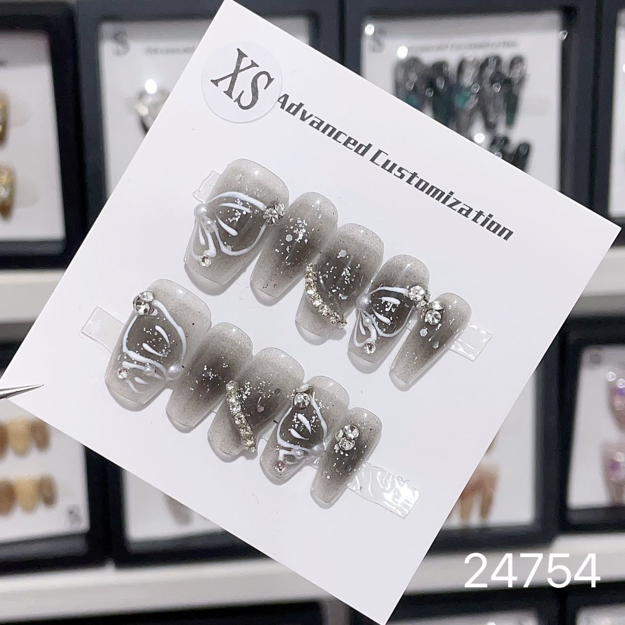 0967- Handmade press on nails fake nails removable