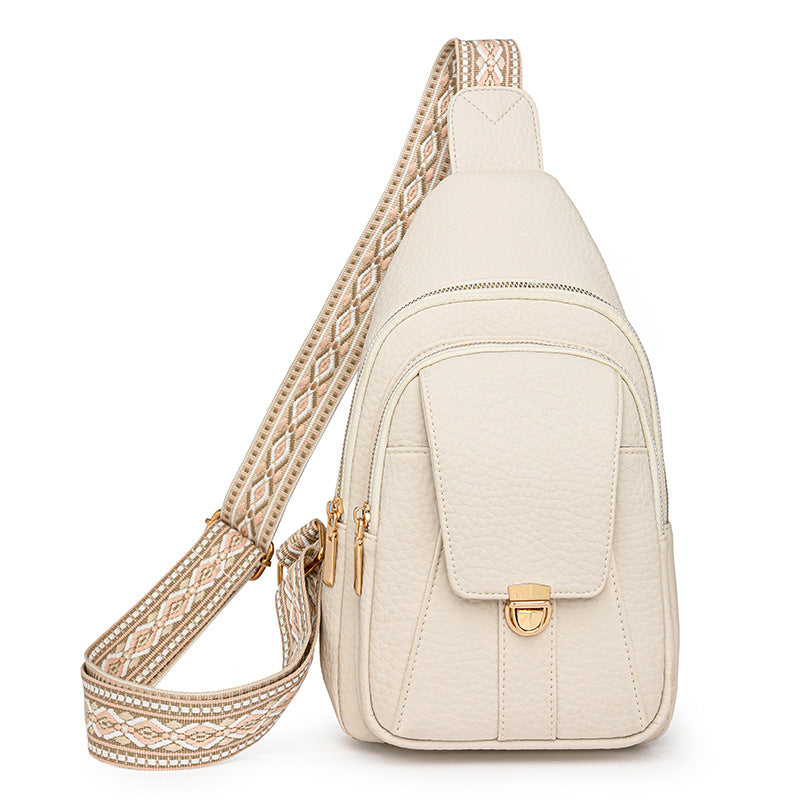 Women Chest Bag Arrival Fashionable Soft Faux Leather Large Capacity Women Shoulder Bag Casual Shoulder Messenger Bag