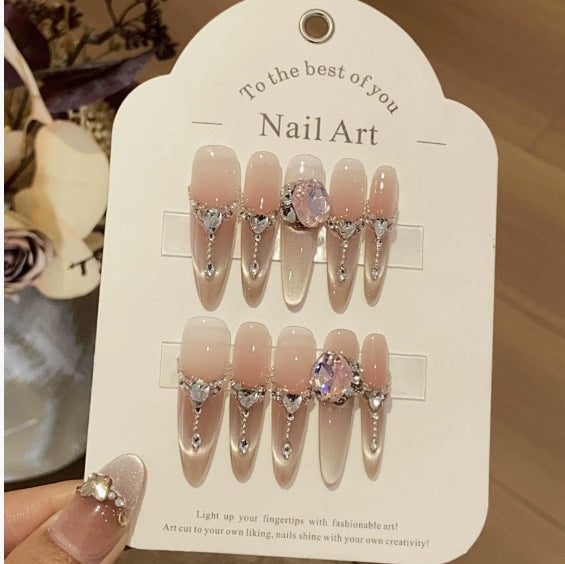 1033- Handmade press on nails fake nails removable