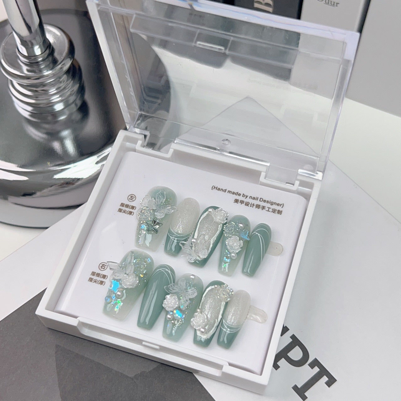 0959- Handmade press on nails fake nails removable