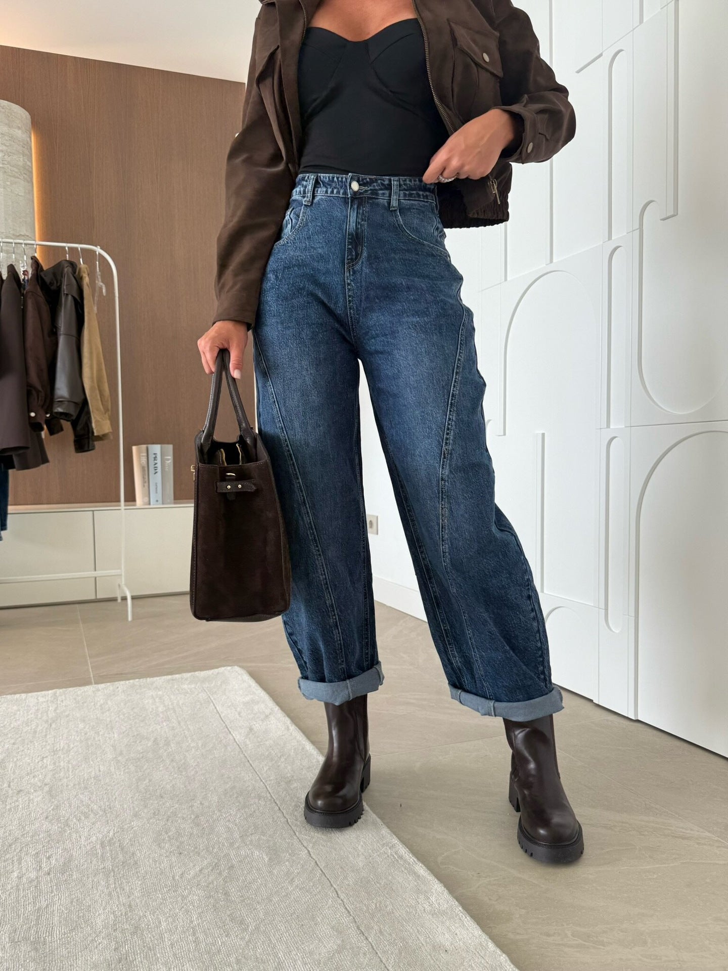 Autumn Street Hipster Casual Loose Women Jeans