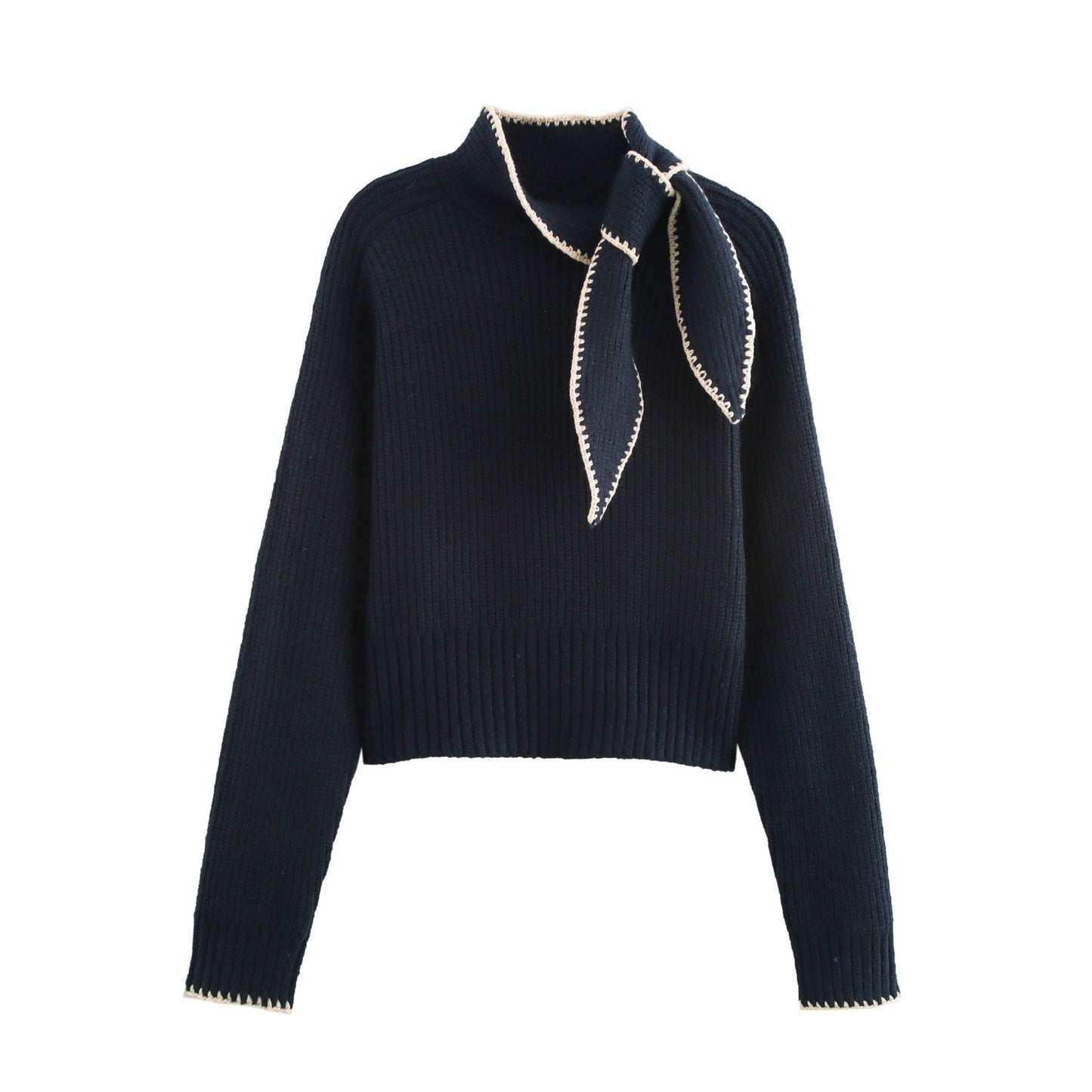 Sweet Bow Detail Knit Sweater