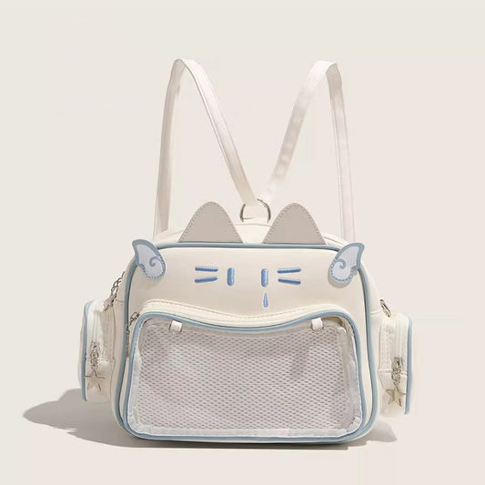 Cute transparent toddler purse, girls backpack pure cute, crossbody backpack for children teens