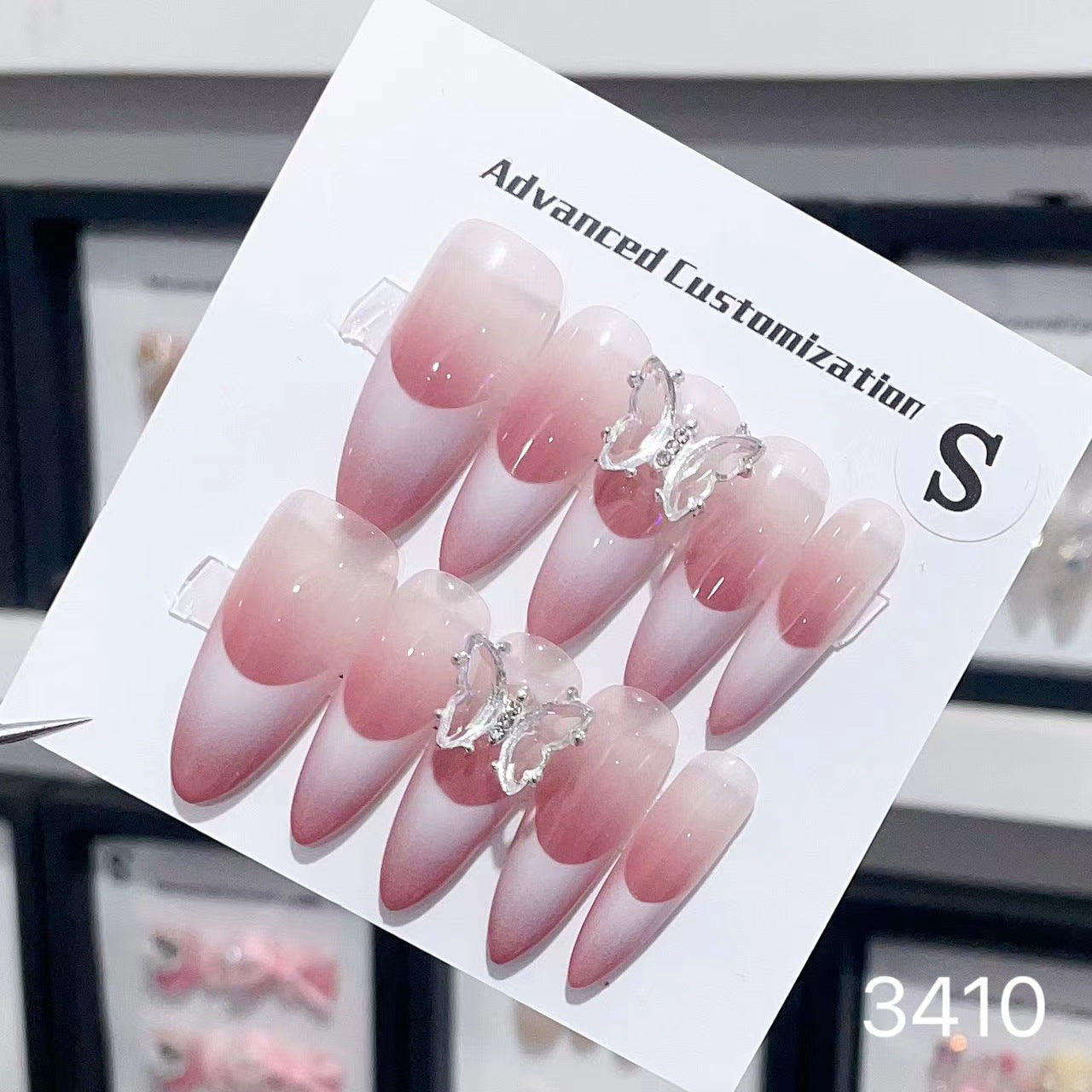 0962- Handmade press on nails fake nails removable