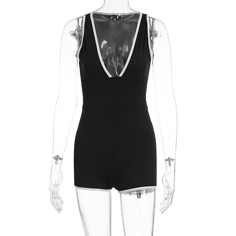 Women Clothing Summer Sexy All Matching Outer Wear Slimming Jumpsuit Women