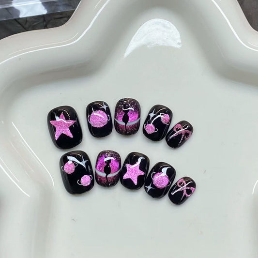 1005- Handmade press on nails fake nails removable