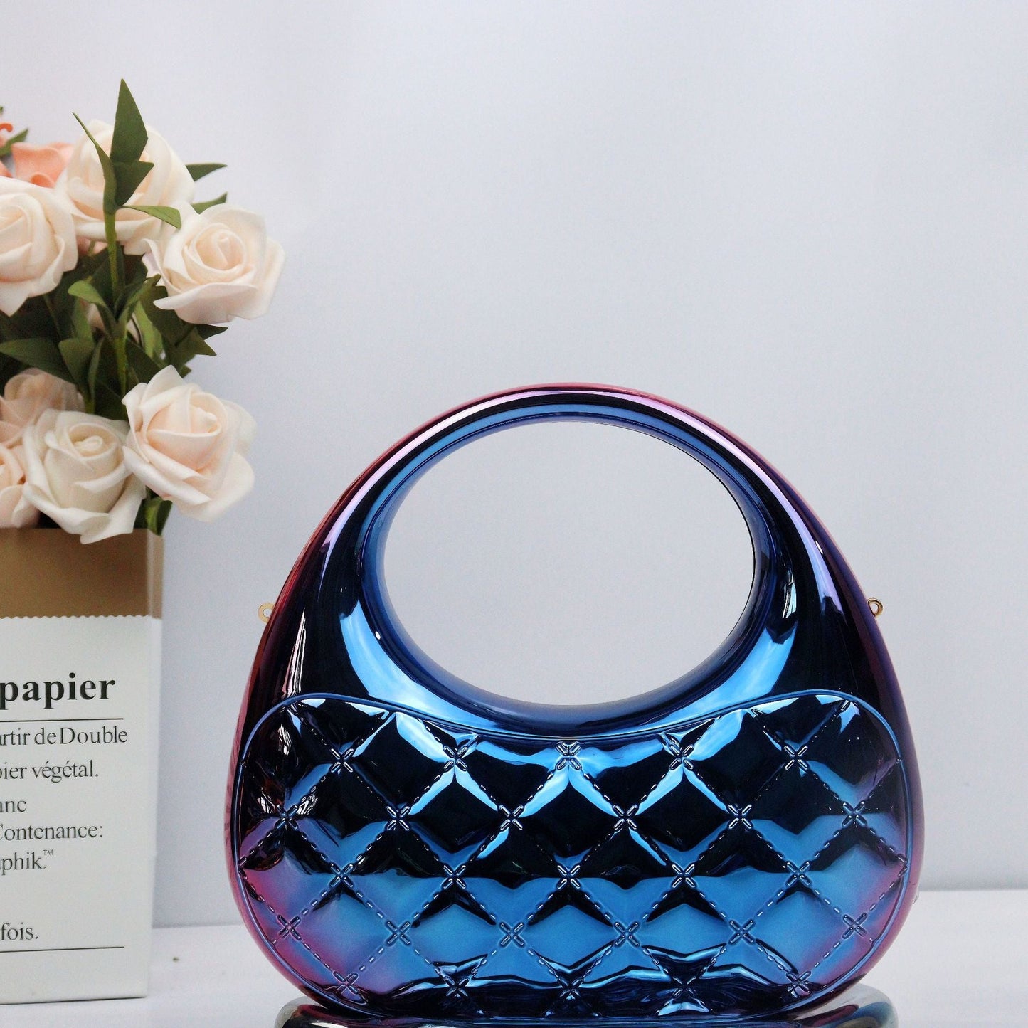 Shell Glossy Acrylic Bag, Shinny Dinner Colorful Bag Evening Clutch Purse Casual, Clutch Purse Party, Prom Bag, Party Purse, Prom Bags Clutch,