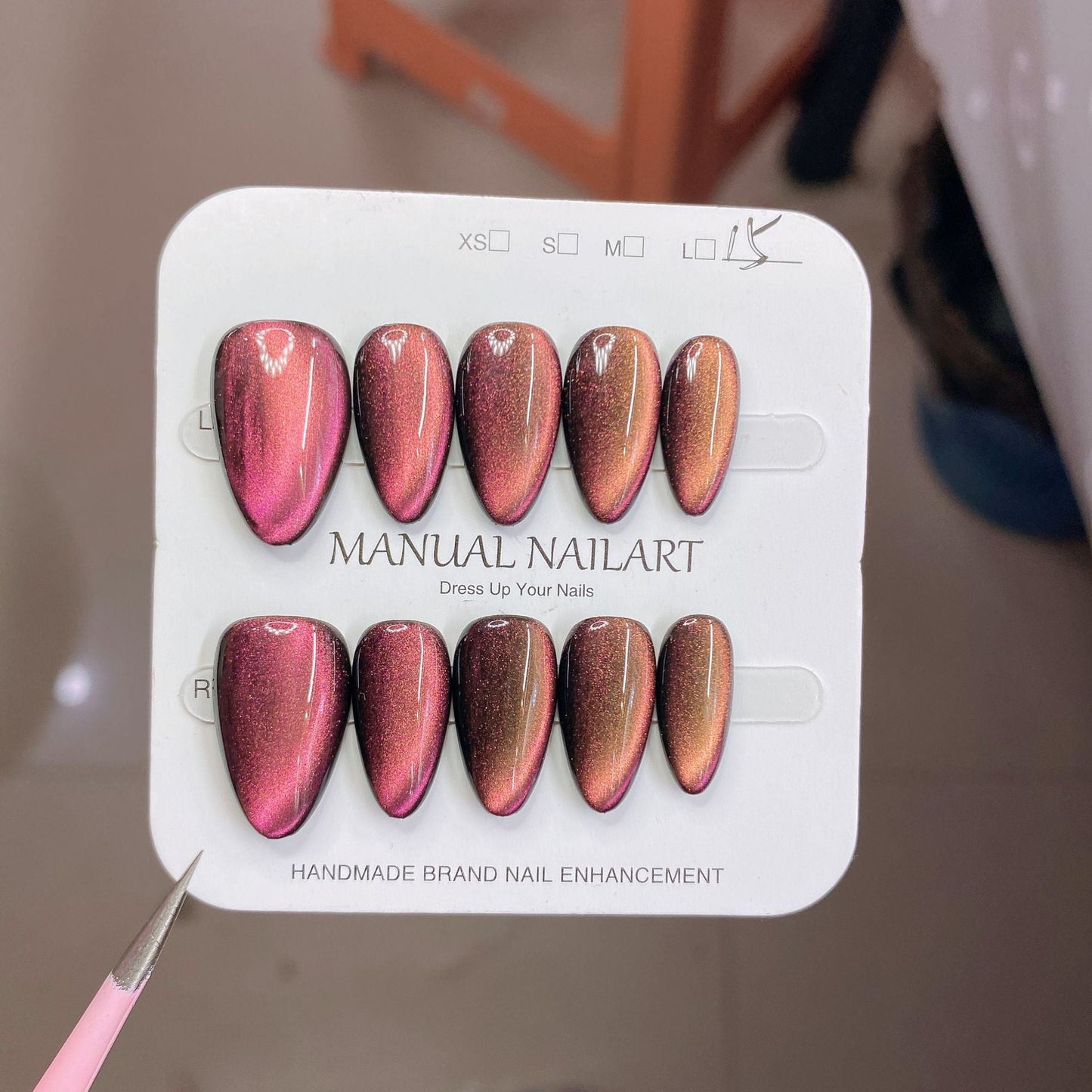 1027- Handmade press on nails fake nails removable