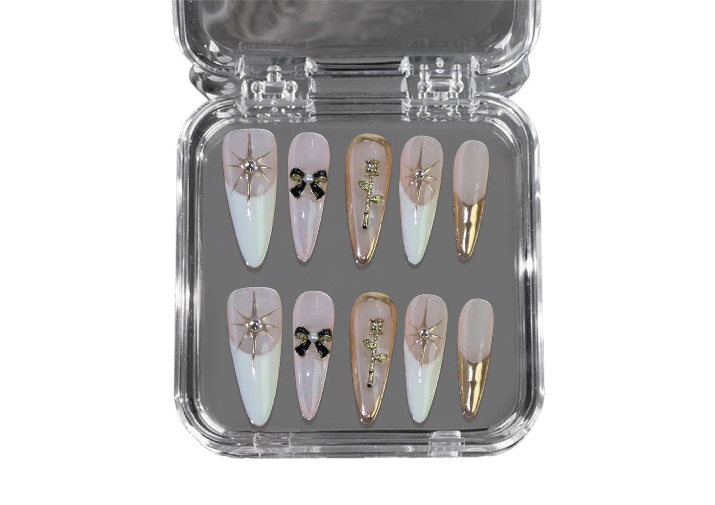 0946- Handmade press on nails fake nails removable