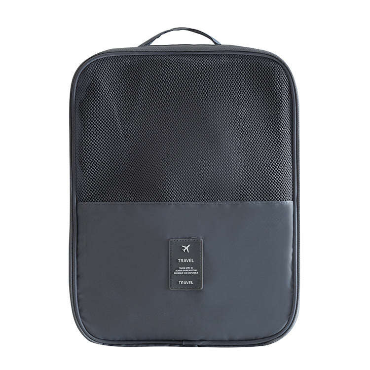Large capacity can hold three pairs of shoes convenient Oxford cloth storage bag, waterproof shoe bag, suitcase trolley shoe bag