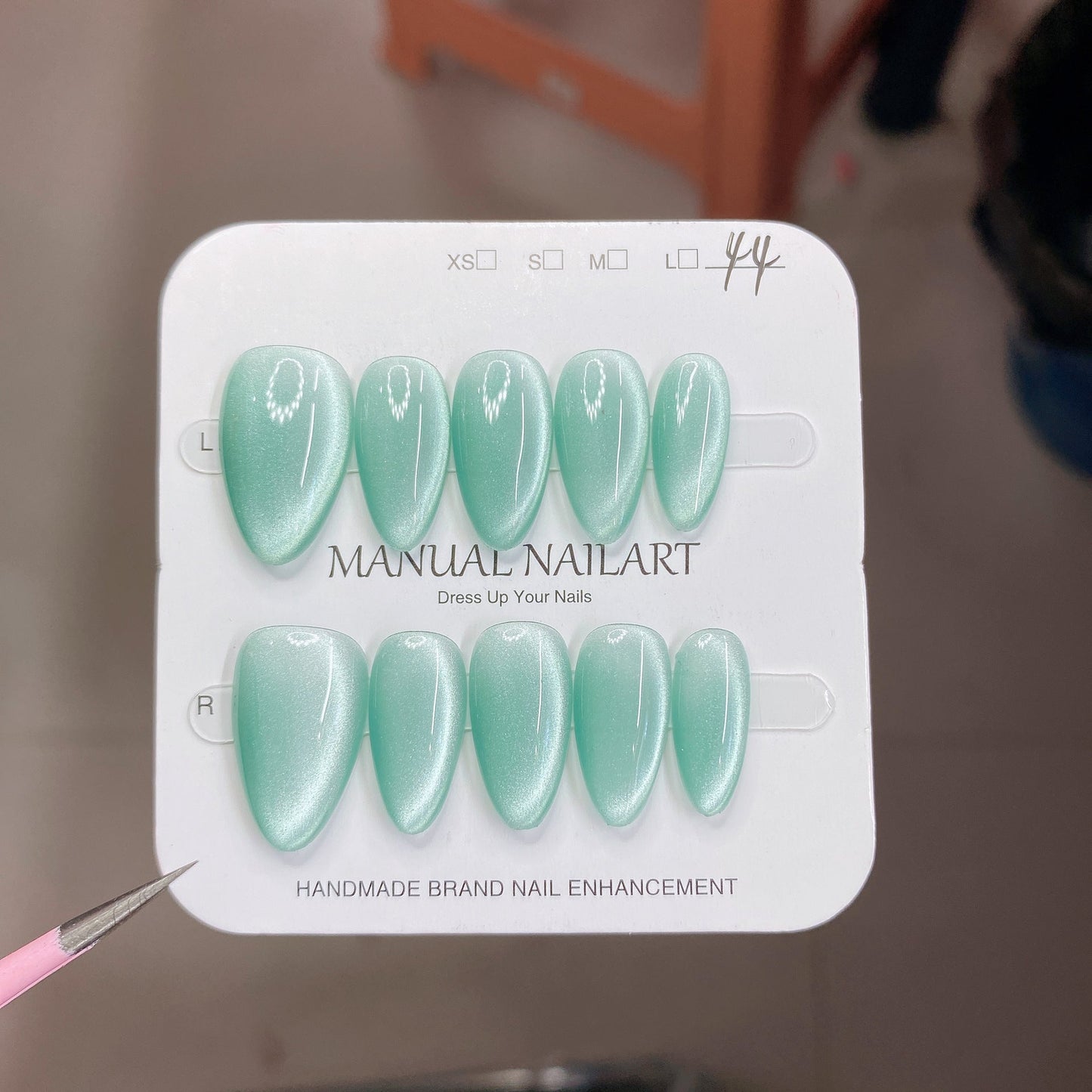 1026- Handmade press on nails fake nails removable