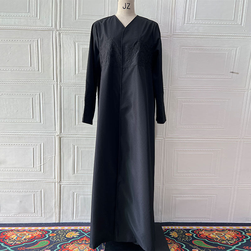 Arrival Designer Model Graceful Embroidery Mid Length Robe Jacket