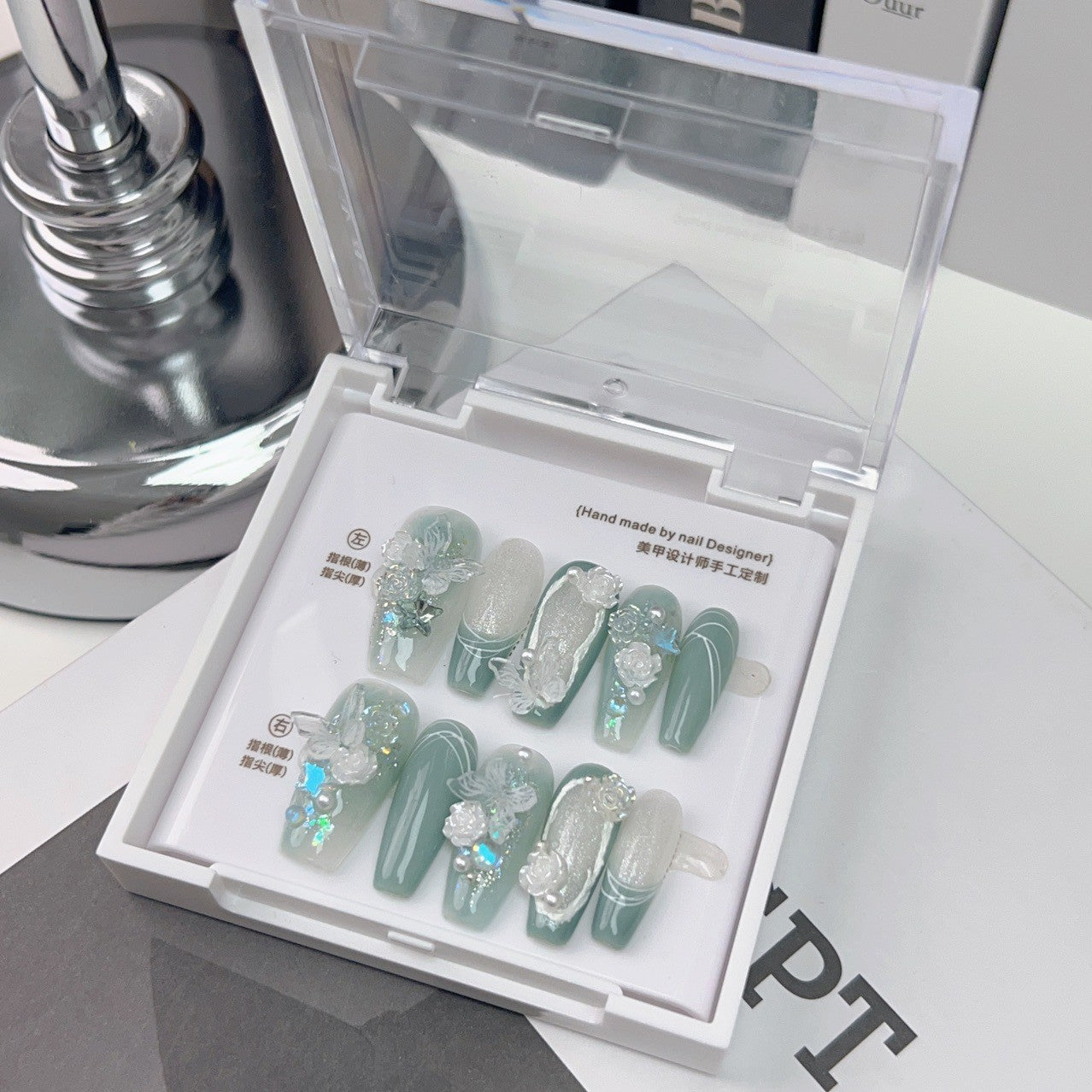 0959- Handmade press on nails fake nails removable