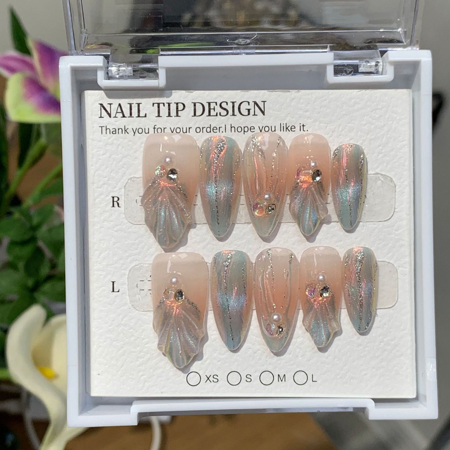 0996- Handmade press on nails fake nails removable