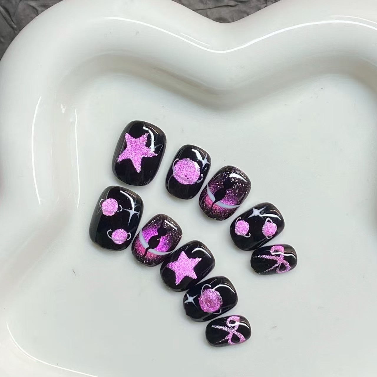 1005- Handmade press on nails fake nails removable