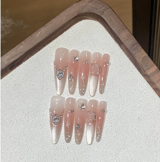 1035- Handmade press on nails fake nails removable