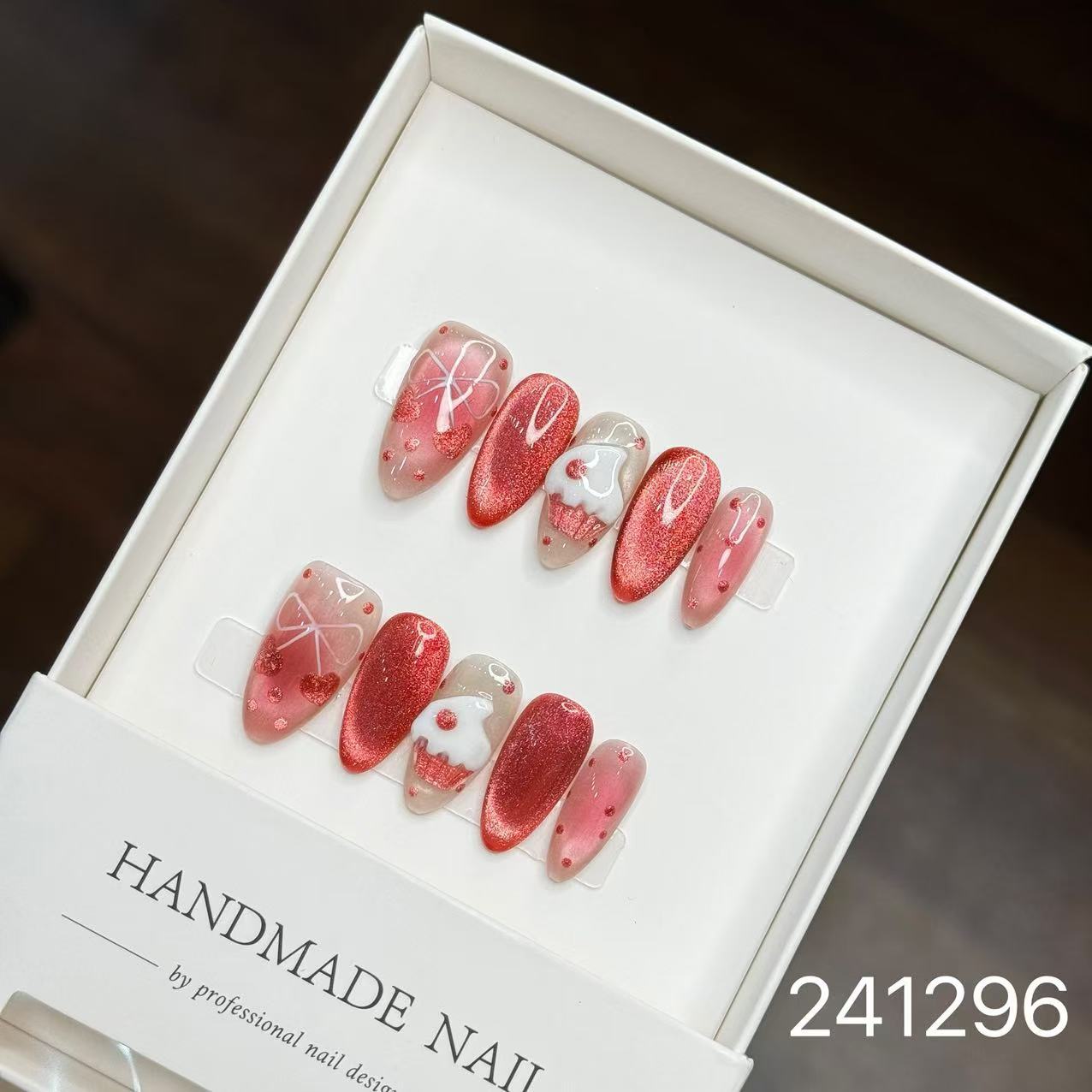 1031- Handmade press on nails fake nails removable