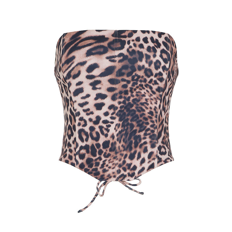 Spring Summer Waist Back Strap off the Neck Cold Shoulder Bodycon Tube Top Women