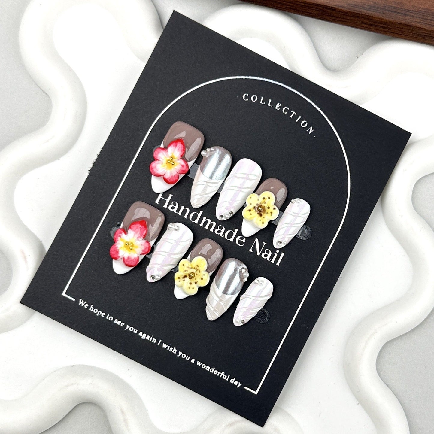 0984- Handmade press on nails fake nails removable