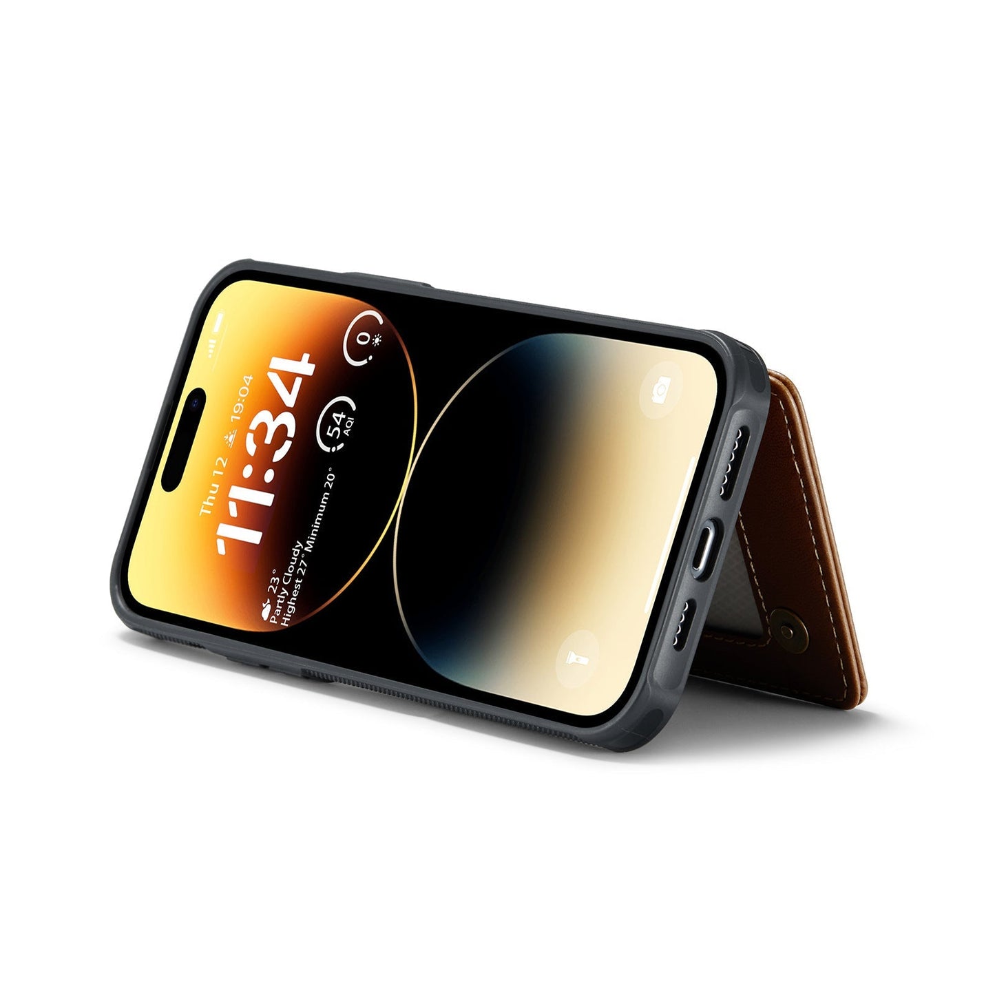 For IPhone17 Magsafe Wallet Magnetic Card Holder RFID Blocking, PU Leather Minimalist Phone Wallet Compatible with MagSafe Phones and Cases for iPhone 16/15/14/13/12/Pro/Max/Plus