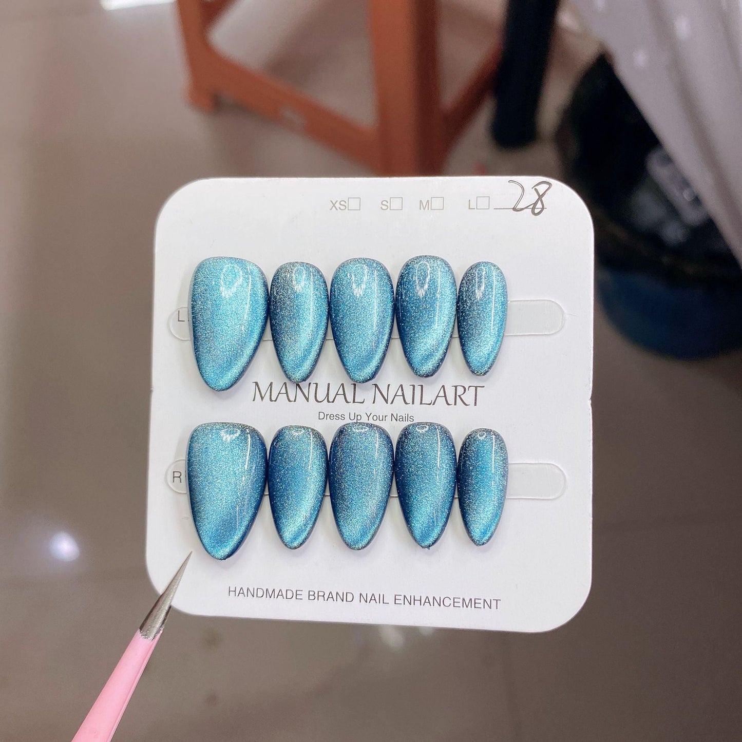 1027- Handmade press on nails fake nails removable