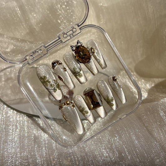 0948- Handmade press on nails fake nails removable