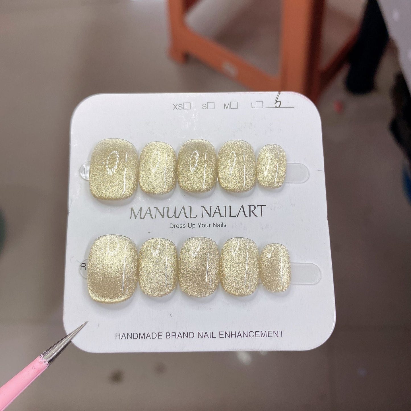 1027- Handmade press on nails fake nails removable