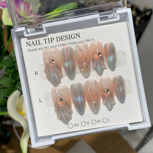 0996- Handmade press on nails fake nails removable