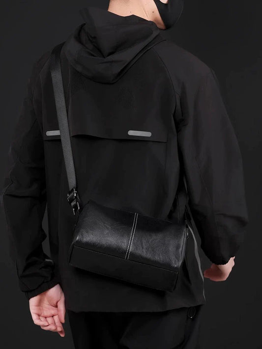Men's Small High-Grade Casual Messenger Bag | PU Leather Shoulder Bag (New Commuter All-Matching Crossbody)