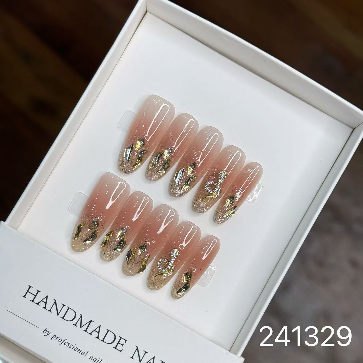 1029- Handmade press on nails fake nails removable