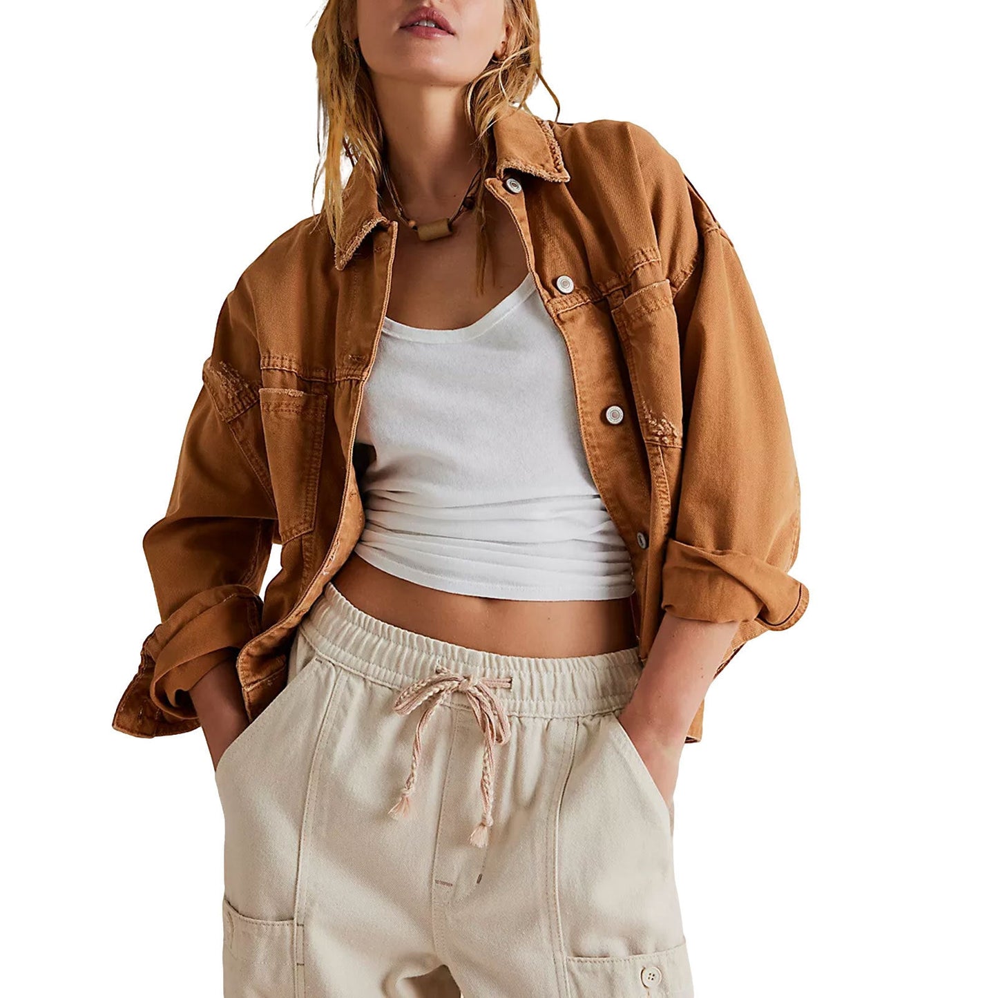 Loose Denim Jacket Women