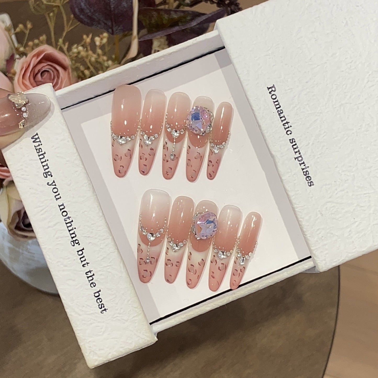 0995- Handmade press on nails fake nails removable