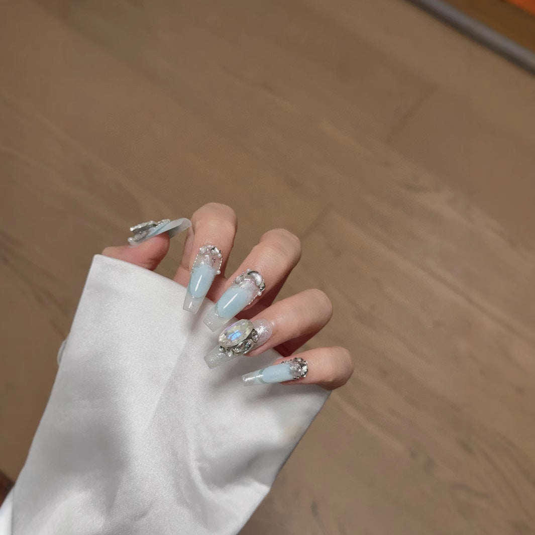 1025- Handmade press on nails fake nails removable