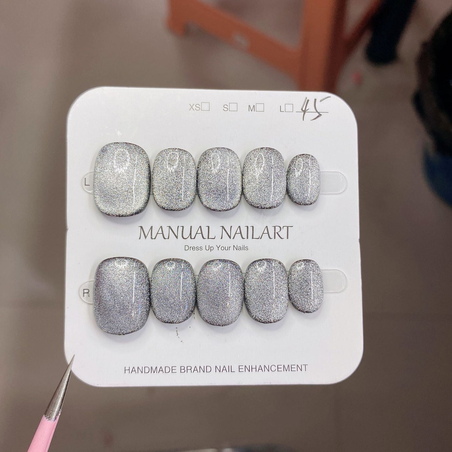 1027- Handmade press on nails fake nails removable