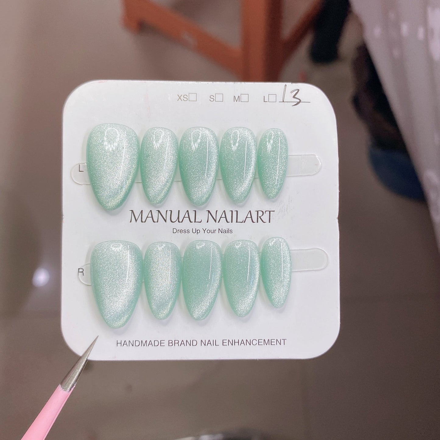 1026- Handmade press on nails fake nails removable