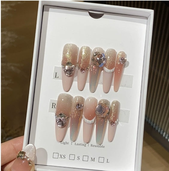 1035- Handmade press on nails fake nails removable