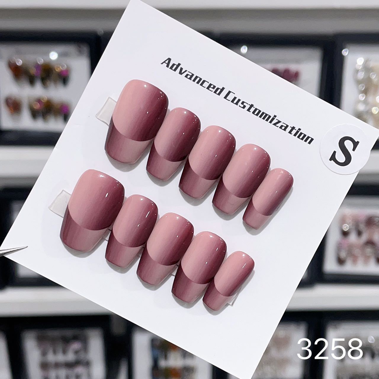 0962- Handmade press on nails fake nails removable