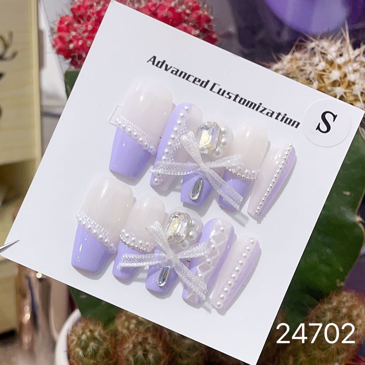 0967- Handmade press on nails fake nails removable